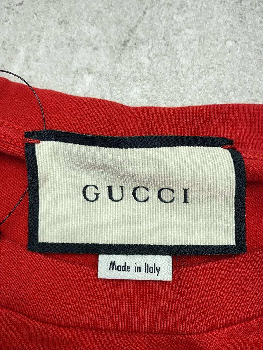 GUCCI◆BILLY IDOL プリント クルーネック/Tシャツ/M/コットン/RED/GC548335XJAIU_画像3