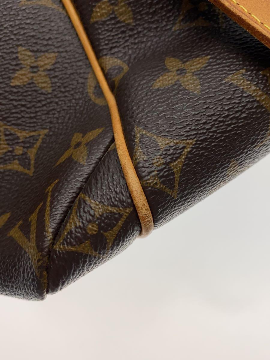 LOUIS VUITTON◆トータリーPM_モノグラム・キャンバス_BRW/PVC/BRW_画像7