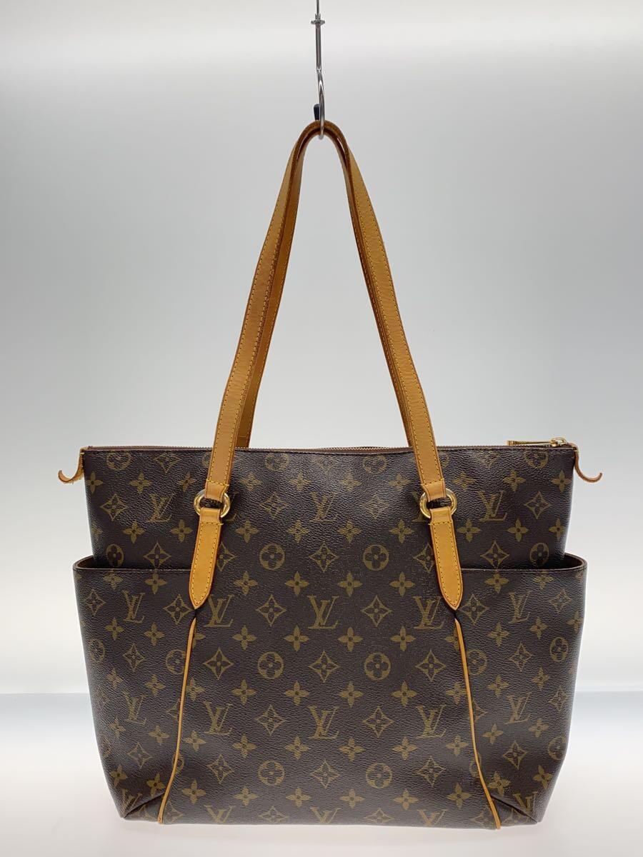 LOUIS VUITTON◆トータリーPM_モノグラム・キャンバス_BRW/PVC/BRW_画像3