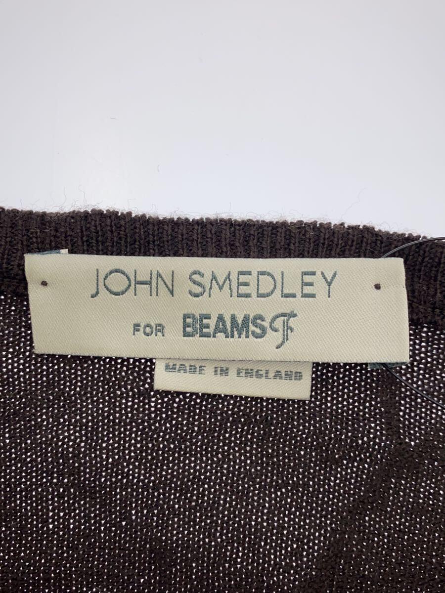 JOHN SMEDLEY◆セーター(薄手)/XL/ウール/BRW_画像3