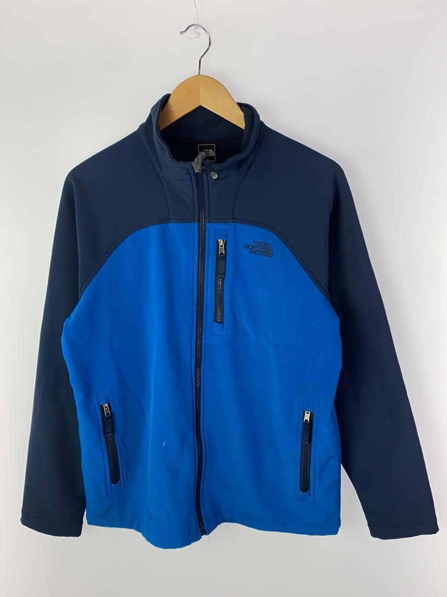 THE NORTH FACE◆ソフトシェル/BOYS XL/ジャケット/-/ポリエステル/BLU_画像1