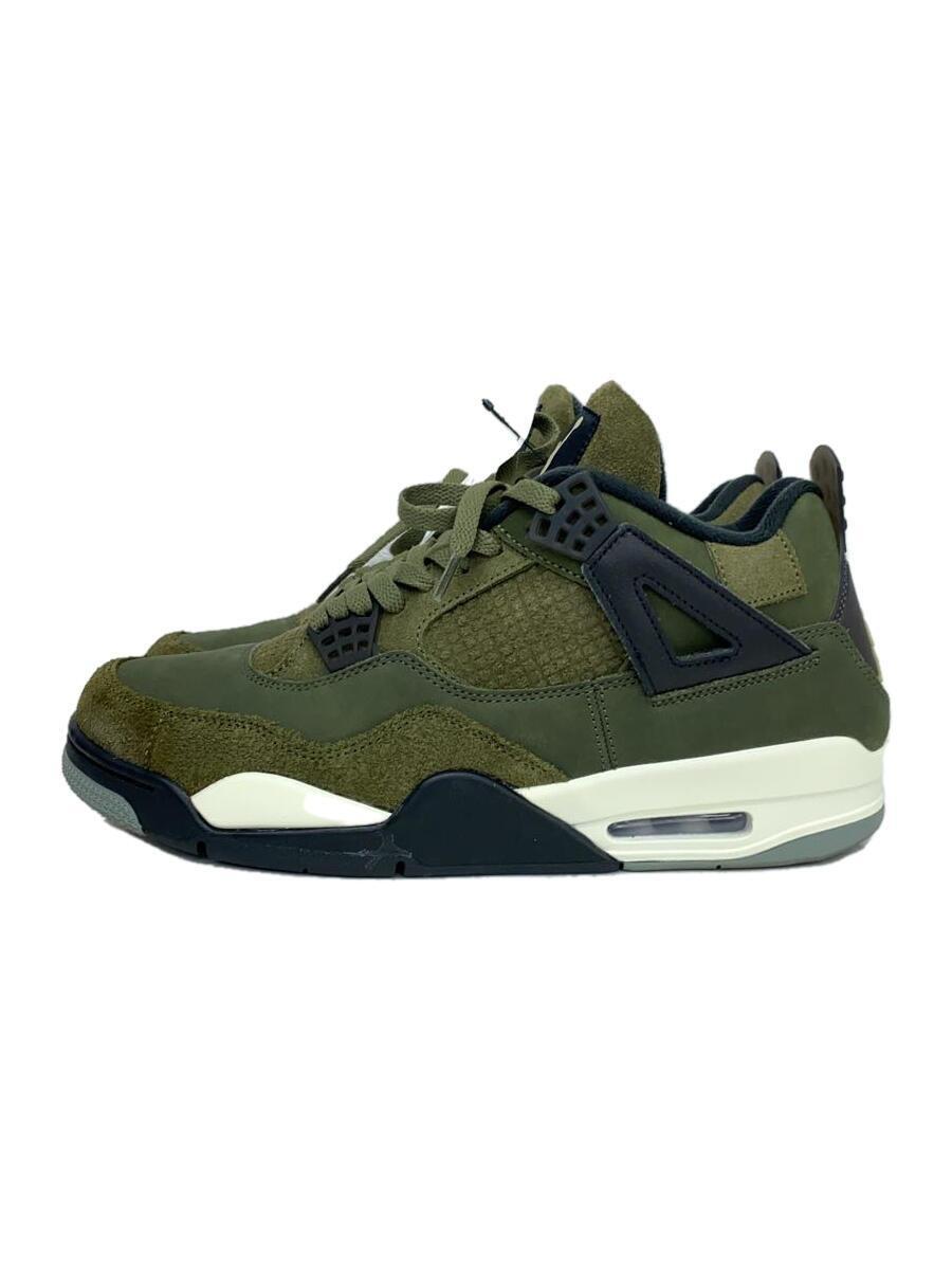 NIKE◆AIR JORDAN 4 RETRO_エアジョーダン 4 レトロ/29cm/カーキ/FB9927-200_画像1