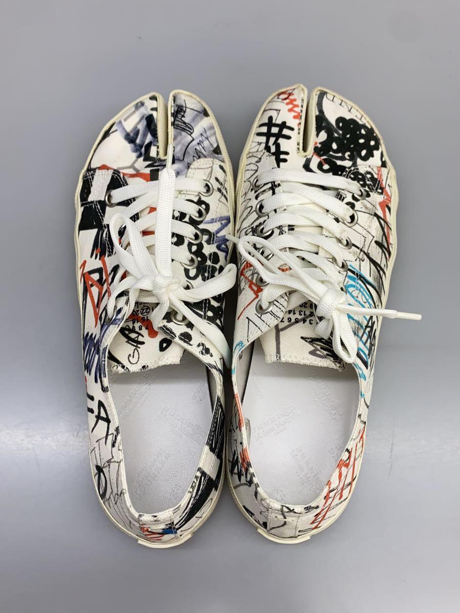 Maison Margiela◆ローカットスニーカー/42/キャンバス/20SS/tabi low top/paint/メゾンマルジェラ_画像3