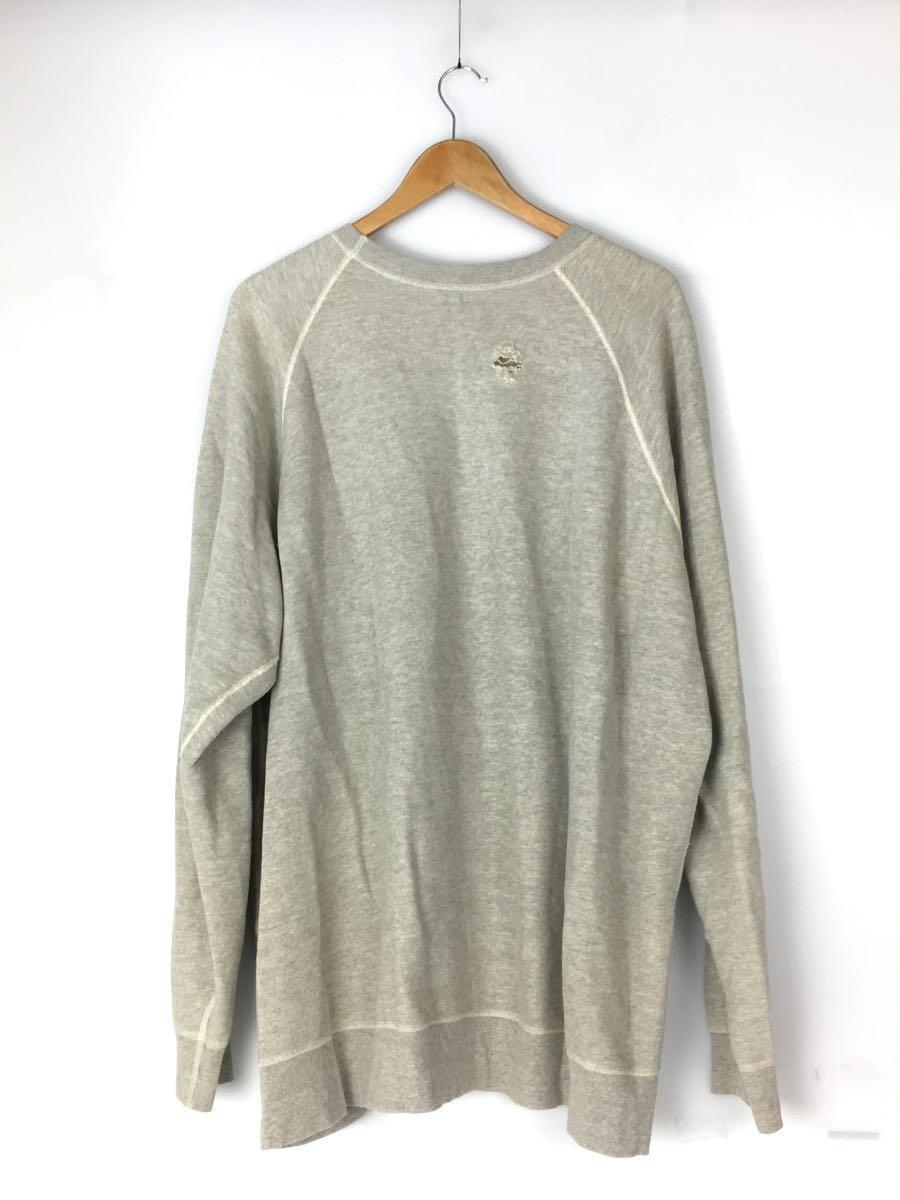 A.PRESSE◆22ss/Vintage Washed Sweat Shirt/スウェット/3/コットン/グレー_画像2