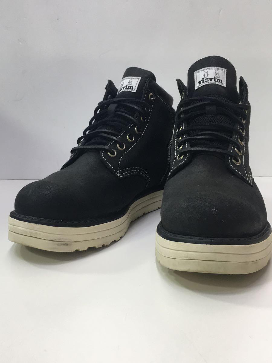 visvim◆レースアップブーツ/US8/BLK_画像8