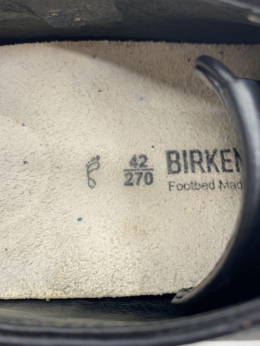 BIRKENSTOCK◆ローカットスニーカー/27cm/BLK/レザー/Arran/ナチュラルレザー_画像5