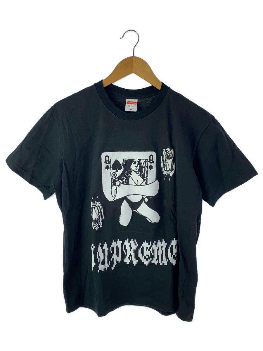 Supreme◆19AW/Queen Tee/Tシャツ/M/コットン/BLK