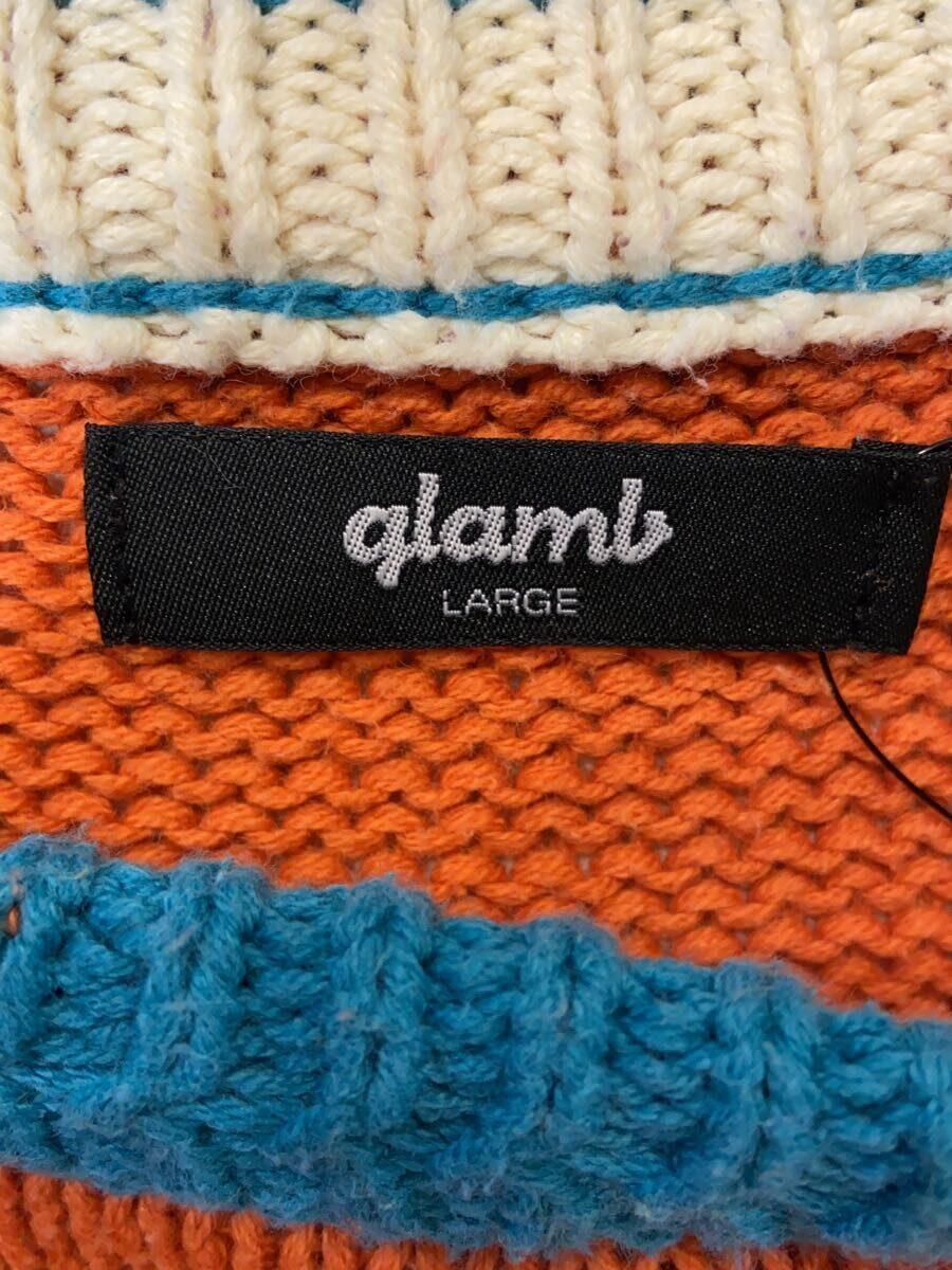 glamb◆セーター(厚手)/L/コットン/マルチカラー/KNT01_画像3