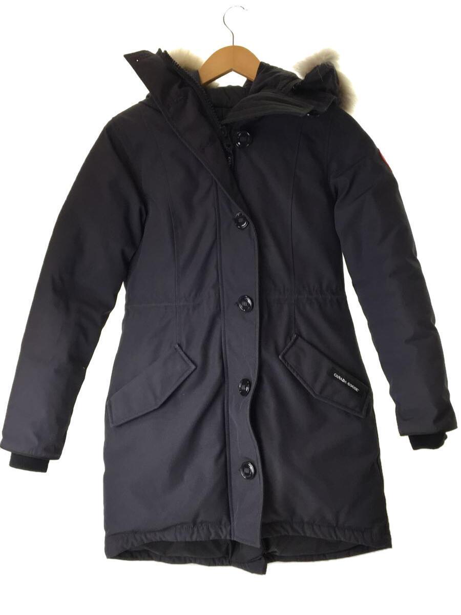 CANADA GOOSE◆ROSSCLAIR PARKA/S/ポリエステル/BLK/2580LA_画像1