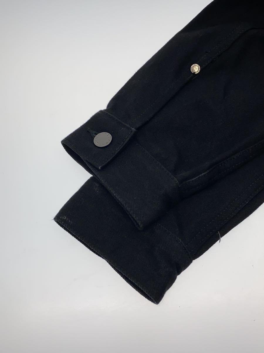 FUMITO GANRYU◆Detachable coller tacked denim jacket/1/デニム/ブラック/FU6-BL-01_画像5