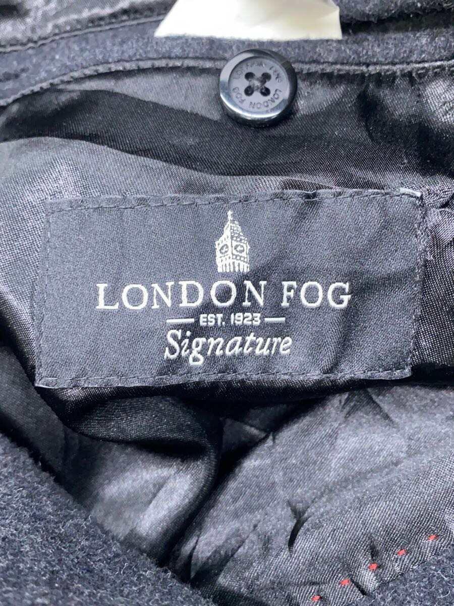 London Fog◆チェスターコート/40/ウール/グレー/チャコール_画像3