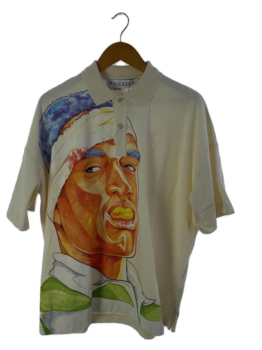 JW ANDERSON(J.W.ANDERSON)◆graphic-print cotton polo shirt/ポロシャツ/L/JO0080PG0476106_画像1