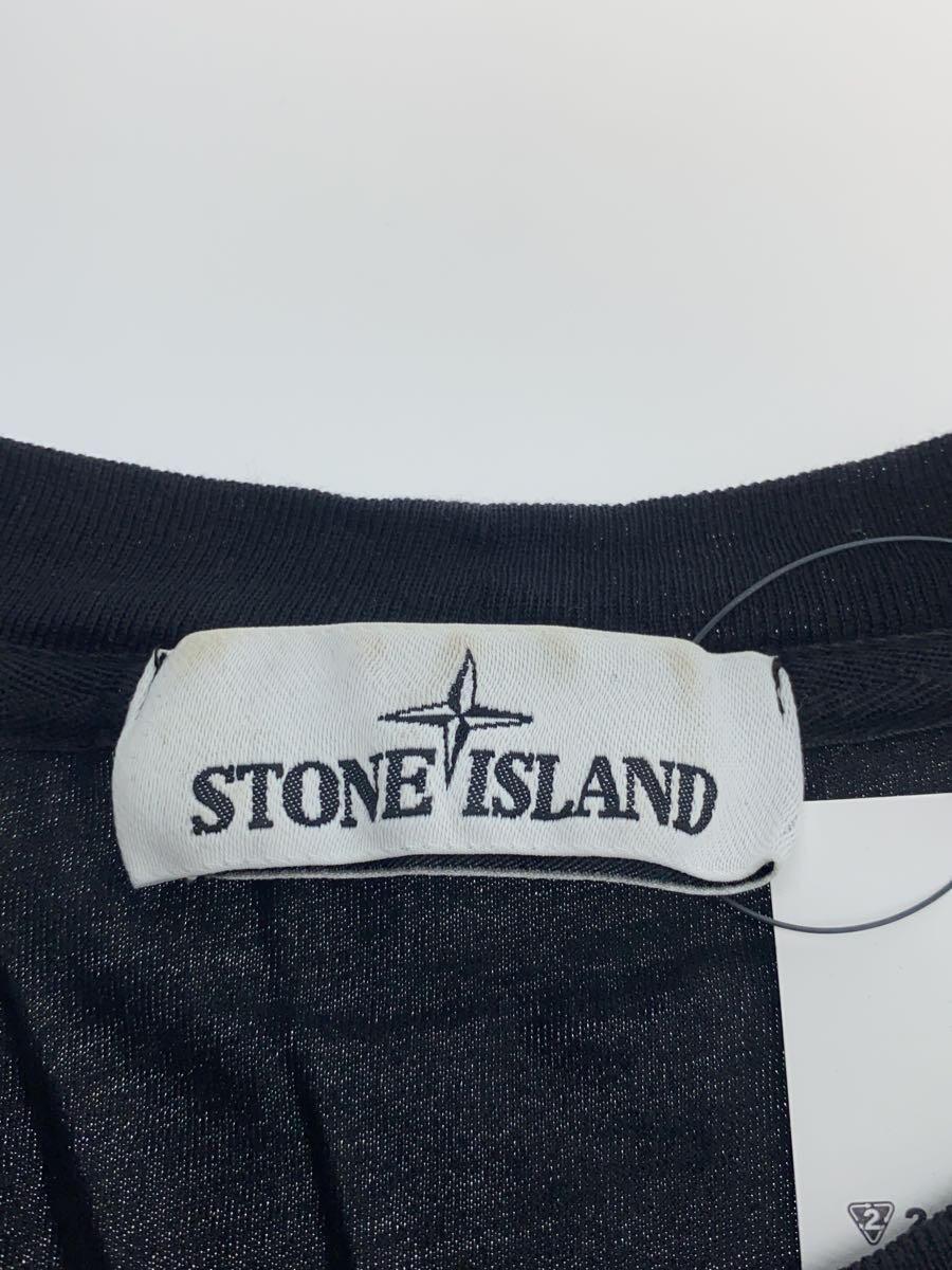 STONE ISLAND◆Tシャツ/M/コットン/BLK/731524113_画像3