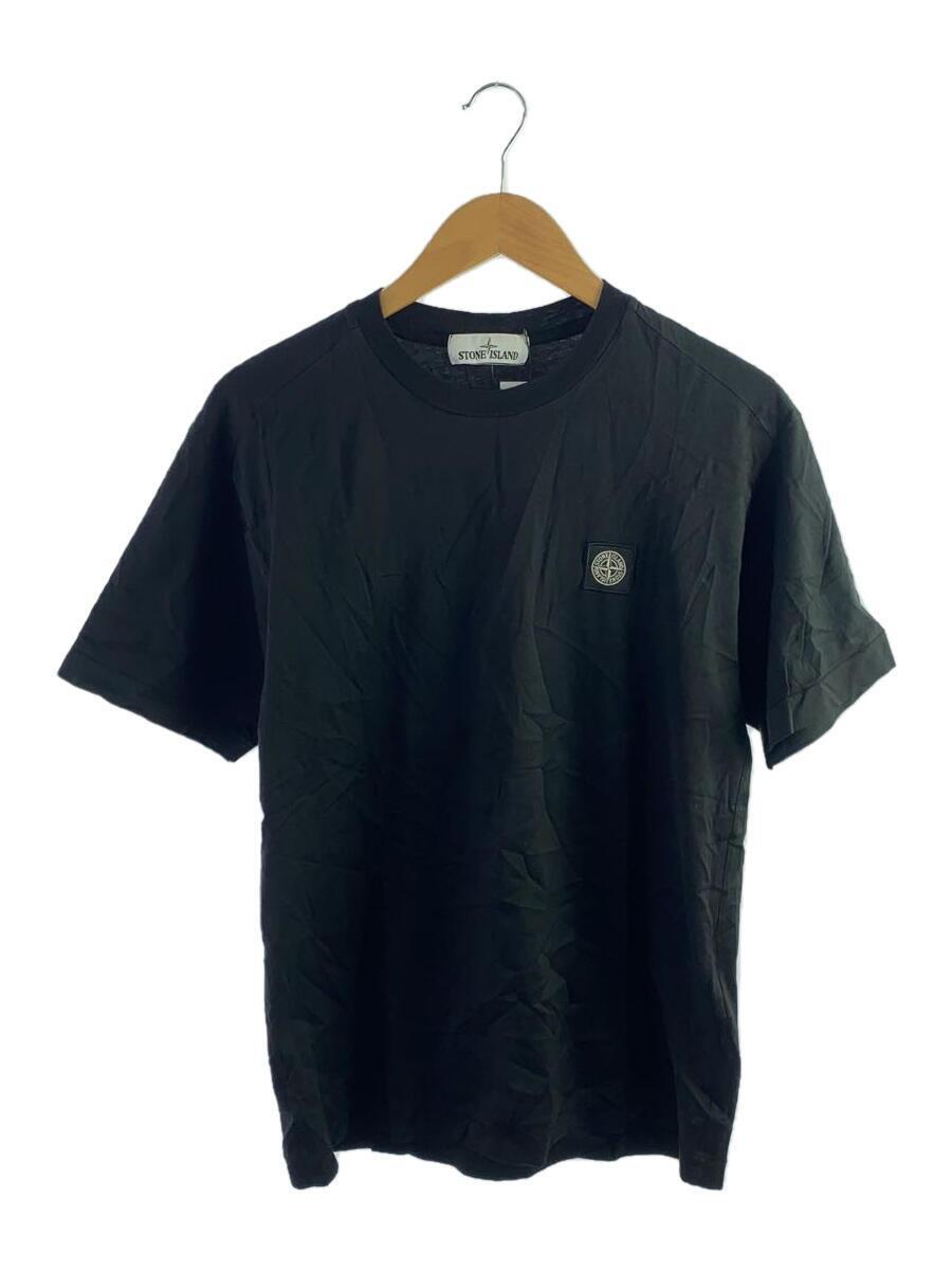 STONE ISLAND◆Tシャツ/M/コットン/BLK/731524113_画像1