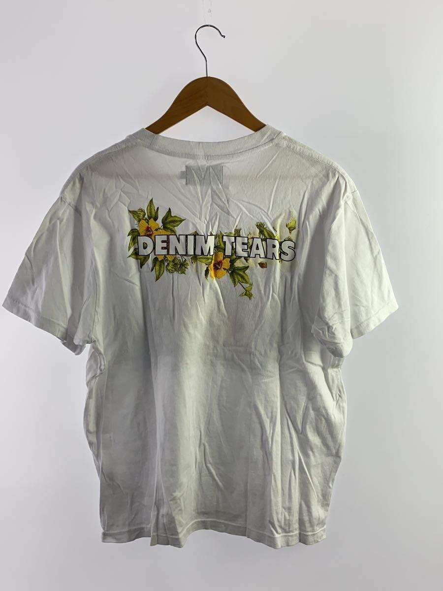 DENIM TEARS◆Tシャツ/L/コットン/WHT_画像2