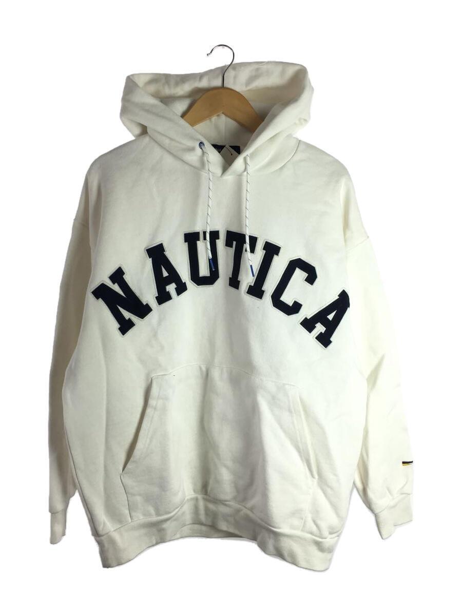 NAUTICA◆パーカー/M/コットン/WHT/213-1250