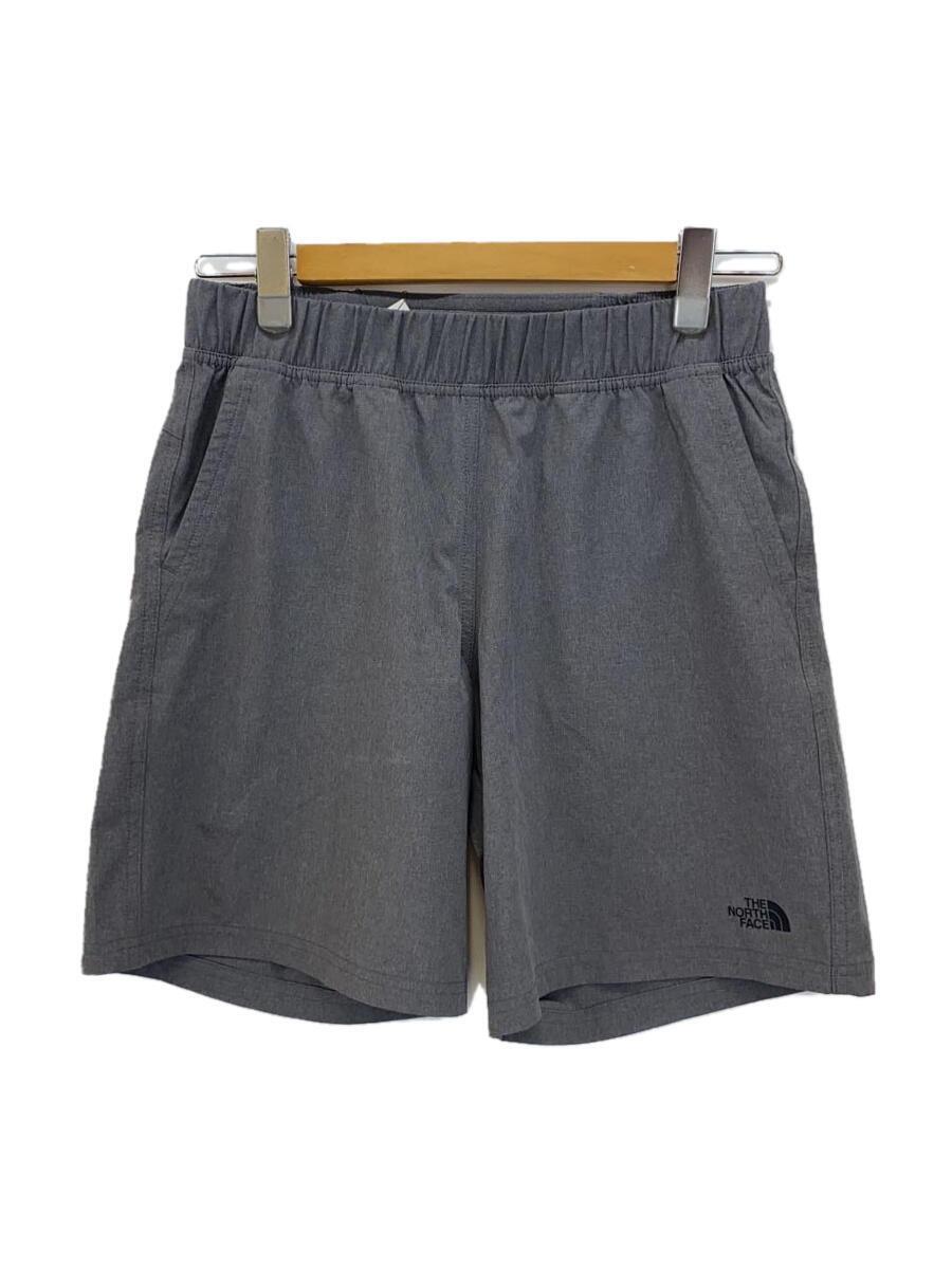 THE NORTH FACE◆FLEXIBLE SHORT_フレキシブルショーツ/L/ポリエステル/GRY/無地_画像1