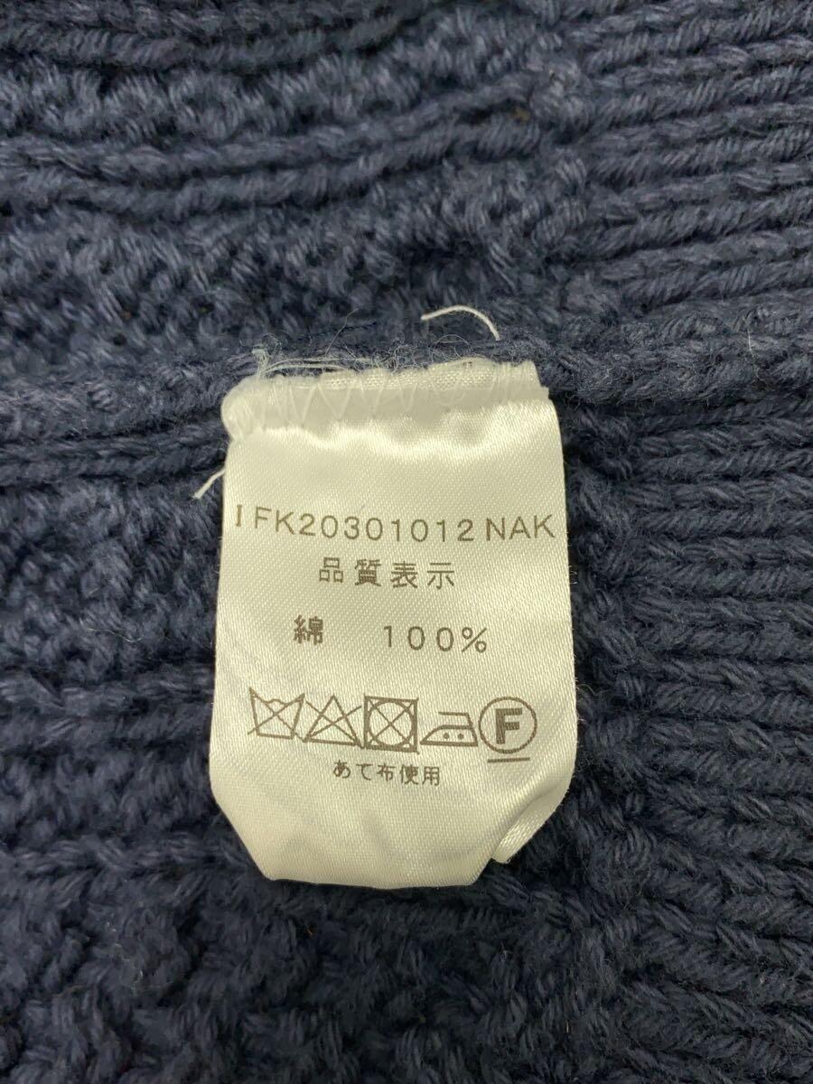 peru knit/カーディガン(厚手)/コットン/ネイビー_画像4