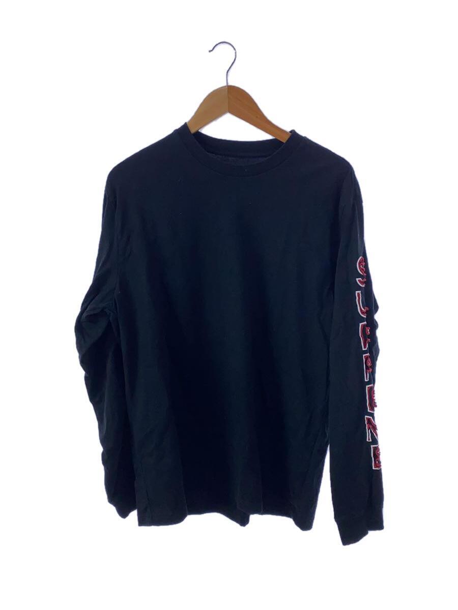 Supreme◆22AW/Cut Out L/S Top/長袖Tシャツ/M/コットン/BLK
