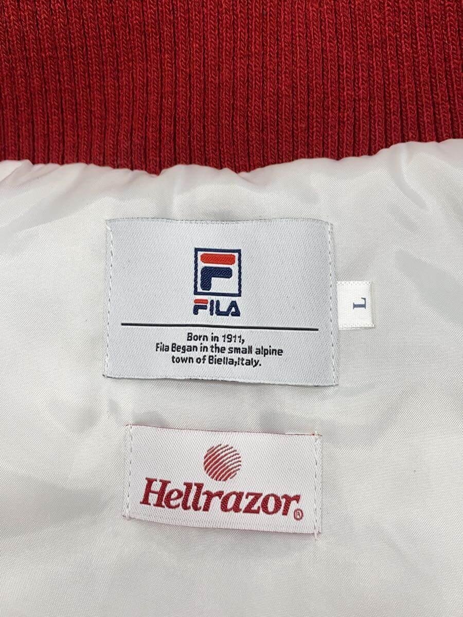 FILA◆HELLRAZOR RUFF RIDE JACKET/L/ナイロン/WHT/FS3009_画像3