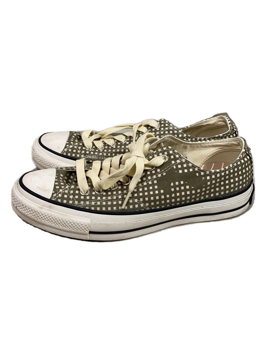 CONVERSE◆ローカットスニーカー/27.5cm/GRN/キャンバス/1CL883