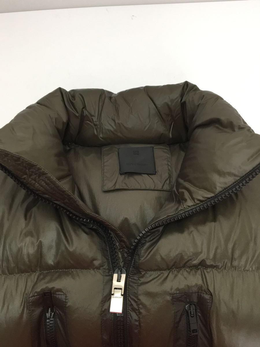 GIVENCHY◆PUFFER Gilet/ダウンベスト/44/ナイロン/カーキ/BM00YM1445_画像5