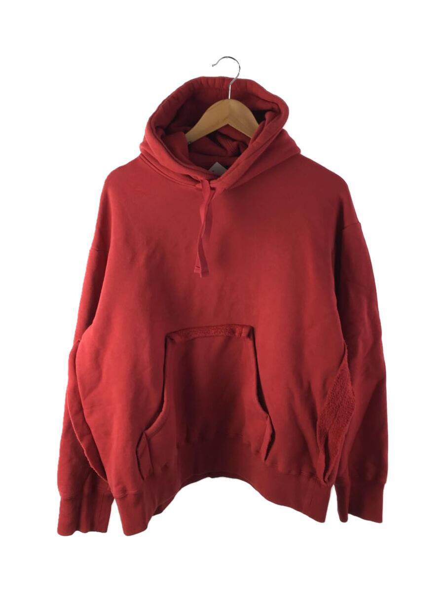 Black Weirdos◆パーカー/M/コットン/RED/21AW-SW01/21AW/Reversible Hooded Sweatshirt