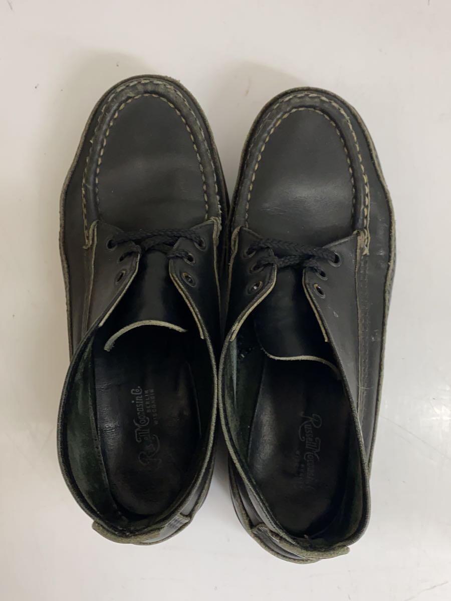 Russell Moccasin◆チャッカブーツ/-/BLK_画像3