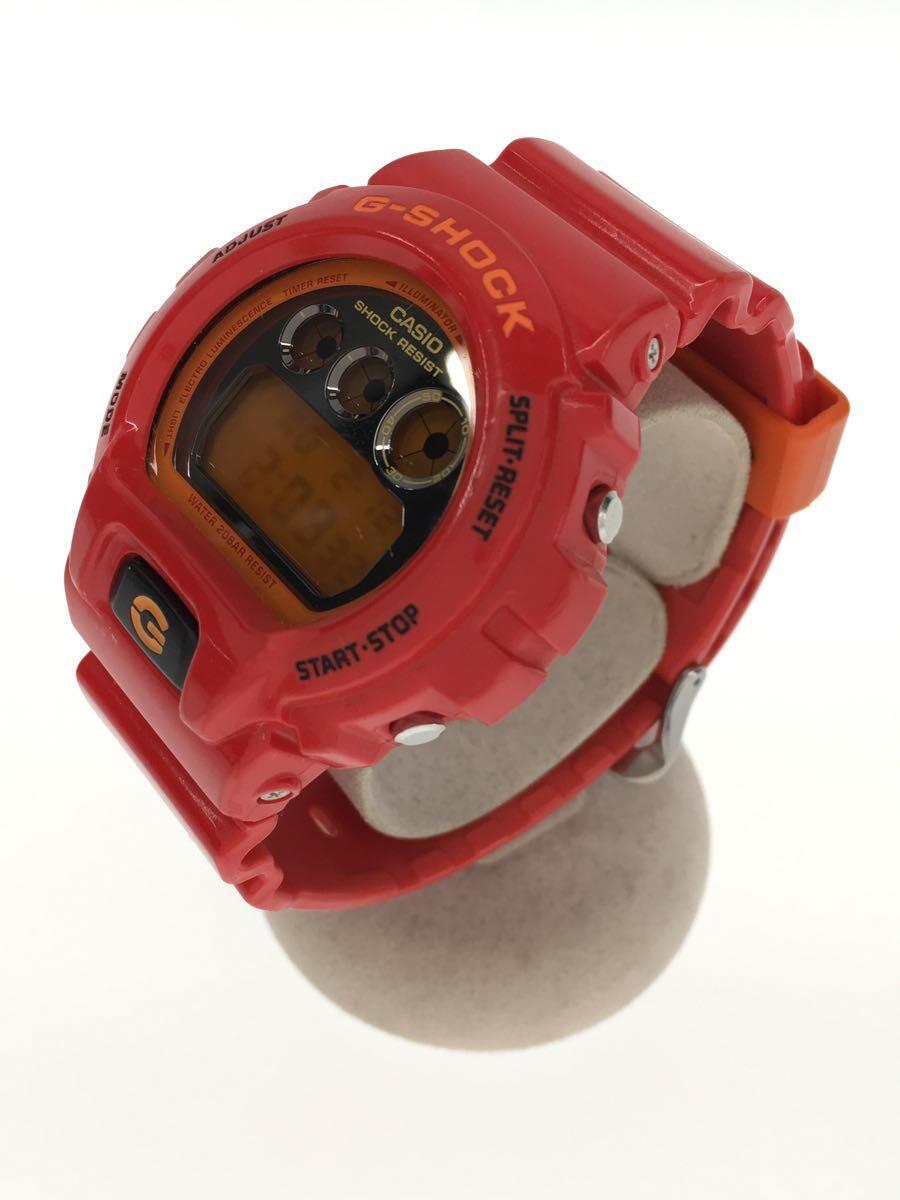 CASIO◆クォーツ腕時計・G-SHOCK/デジタル/RED/DW-6900CB-4JF/クレイジーカラーズ_画像2