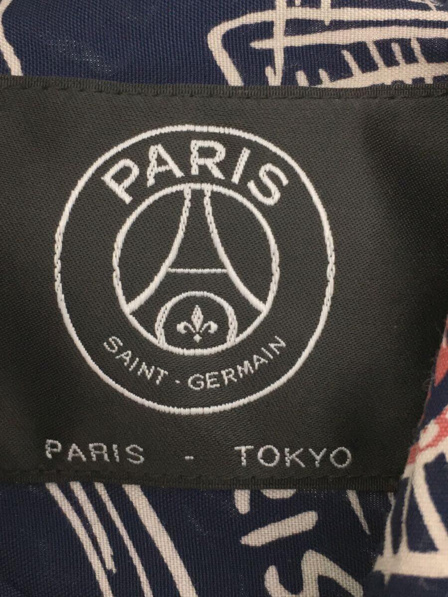 PARIS SAINT-GERMAIN◆アロハシャツ/M/レーヨン/BLK/GY70_画像3
