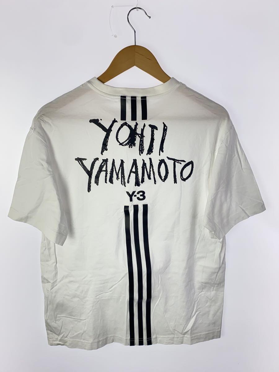 Y-3◆Y-3 Signature Graphic Tee/Tシャツ/S/コットン/WHT/無地/DY7218_画像2