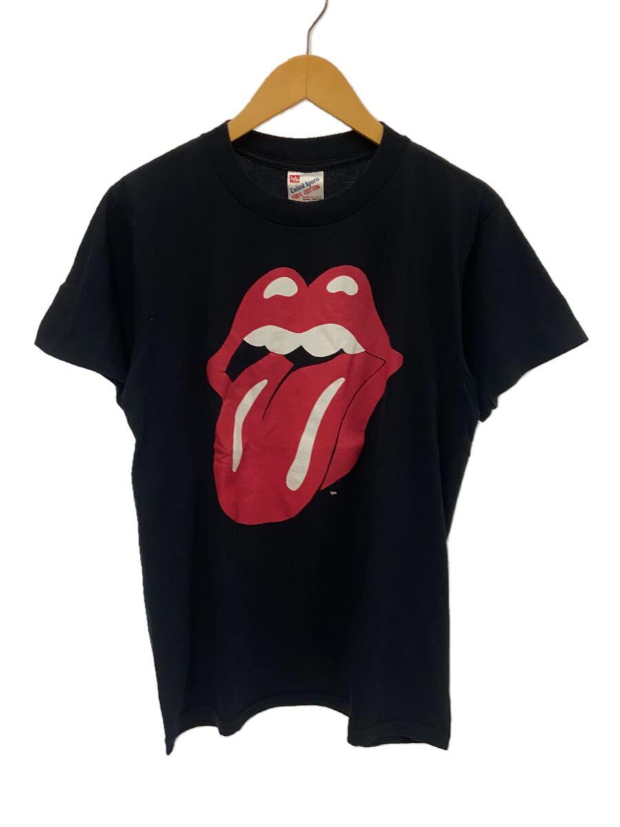 90s/VINTAGE/Rolling Stones/リップ＆タン/バンT/Tシャツ/M/コットン/BLK