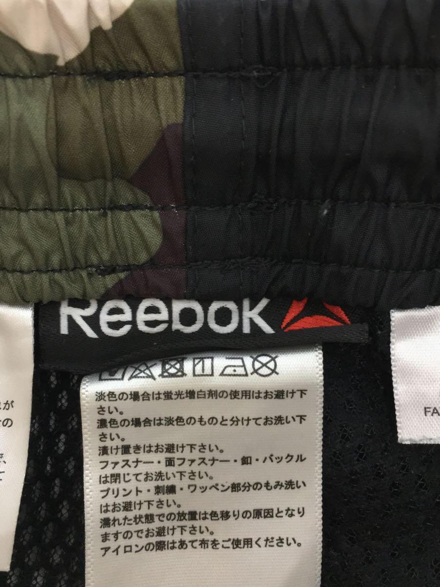Reebok◆ワンシリーズ ウインドパンツ/ボトム/Reebok/リーボック/ブラック/総柄/cg0043_画像4