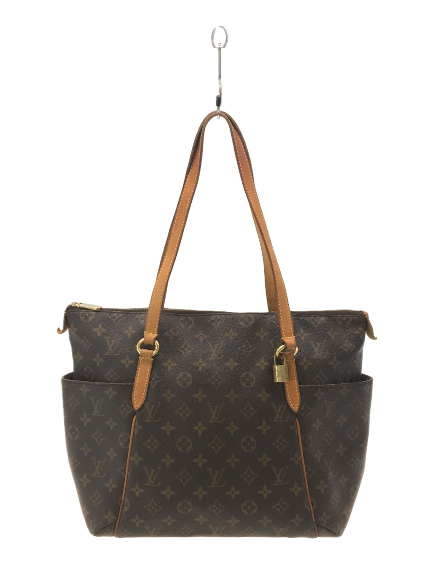 LOUIS VUITTON◆トータリーPM_モノグラム_BRW/PVC/ブラウン/茶色/トートバッグ/カバン/鞄/バック