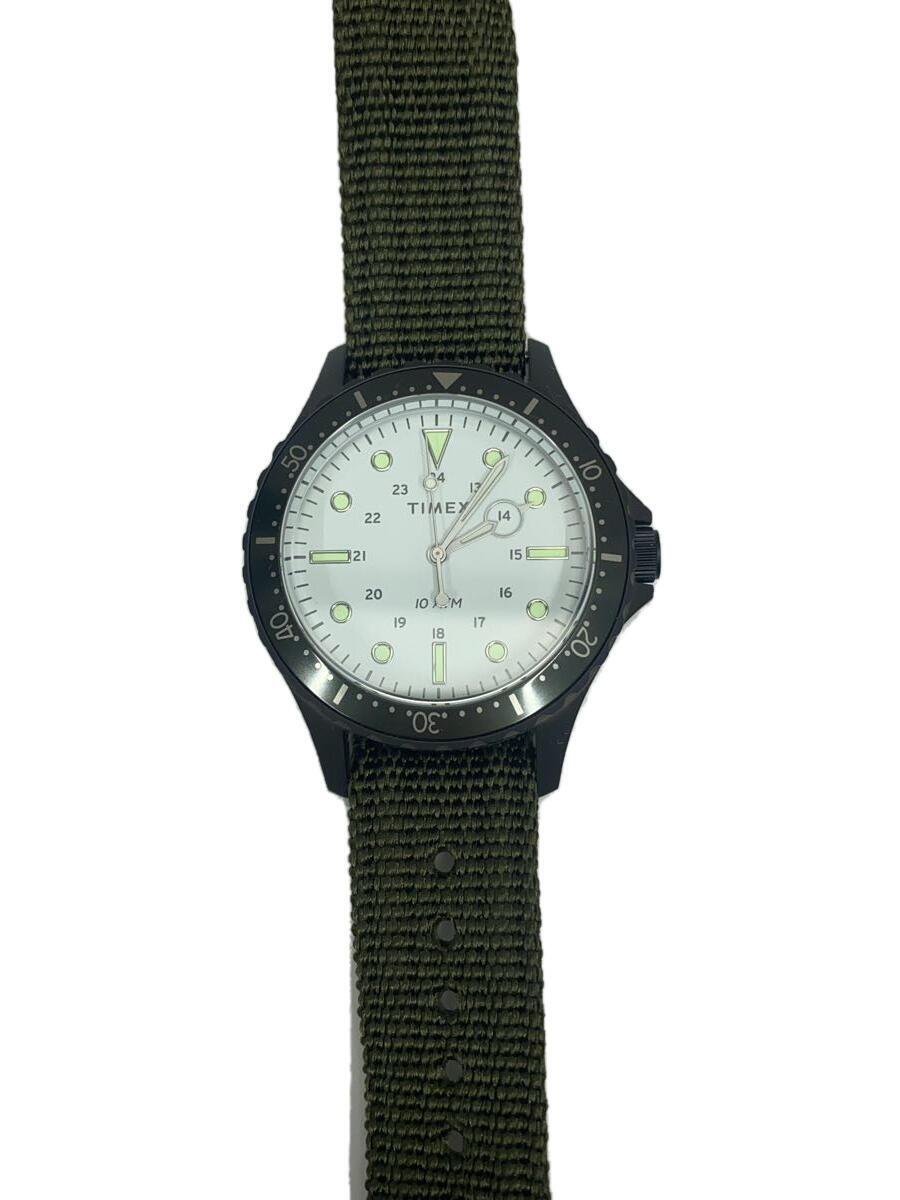 TIMEX◆THE ALLIED COLLECTION/腕時計/アナログ/-/WHT/KHK/SS/M901