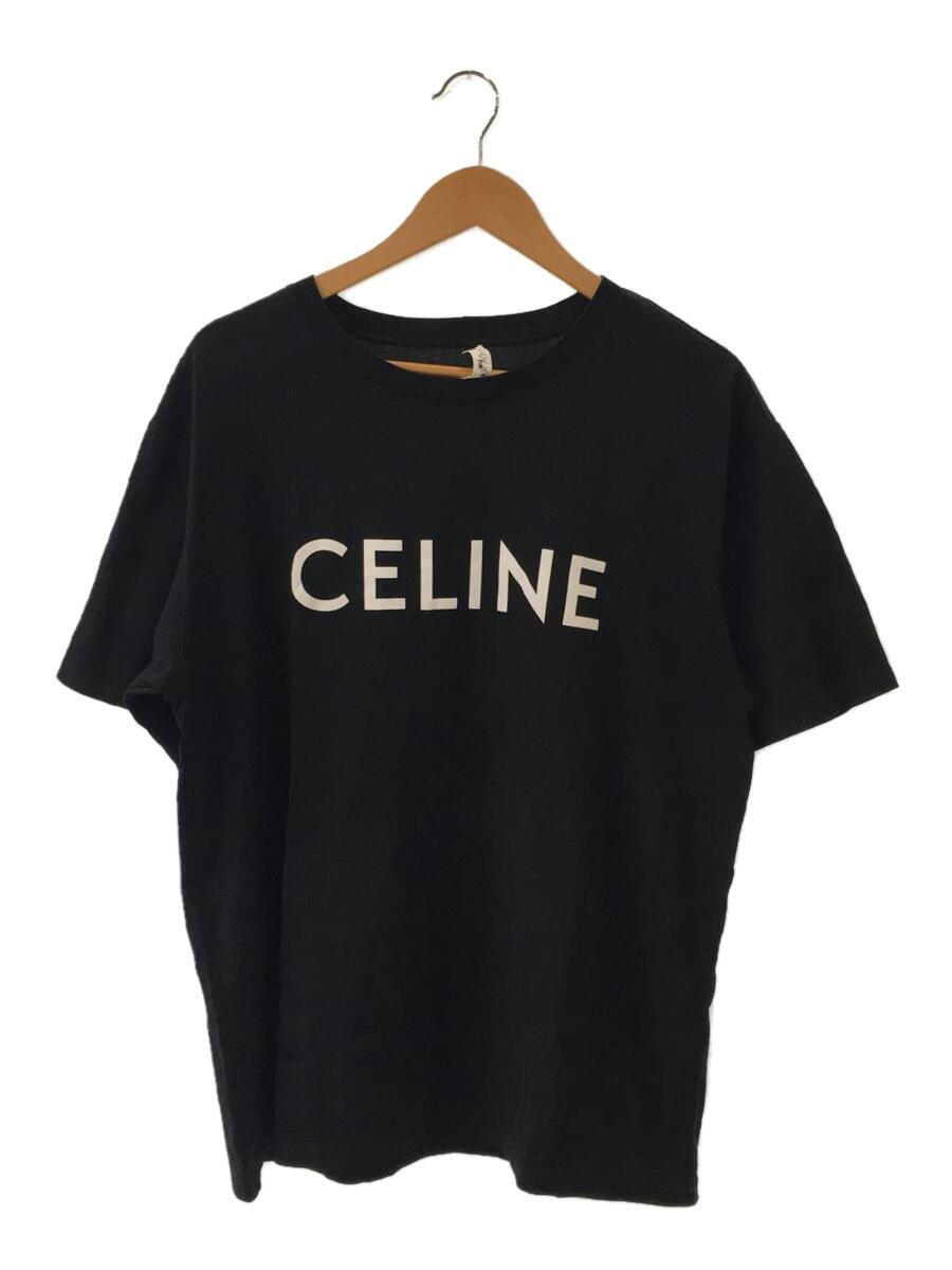 CELINE◆Tシャツ/L/コットン/BLK/2X681671Q