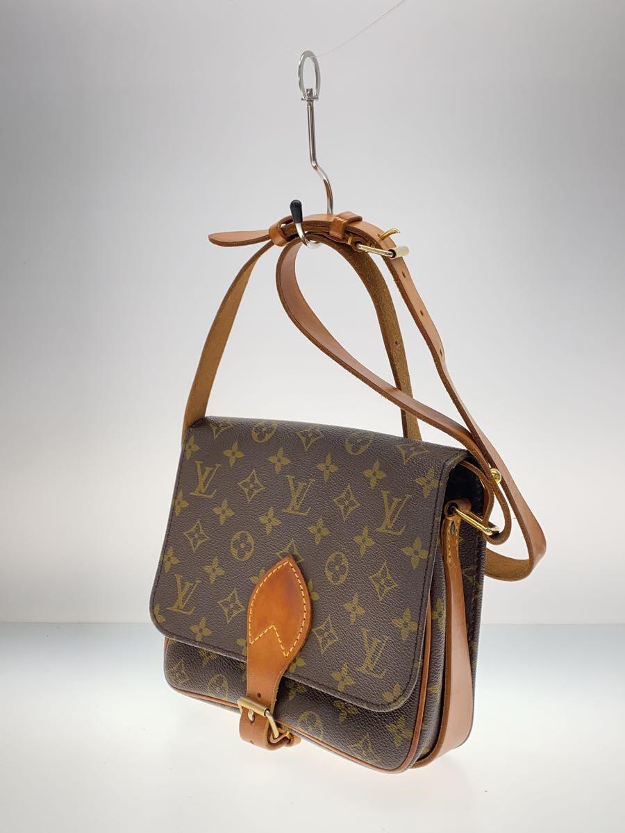 LOUIS VUITTON◆カルトシエールMM_モノグラム・キャンバス_BRW/PVC/BRW_画像2