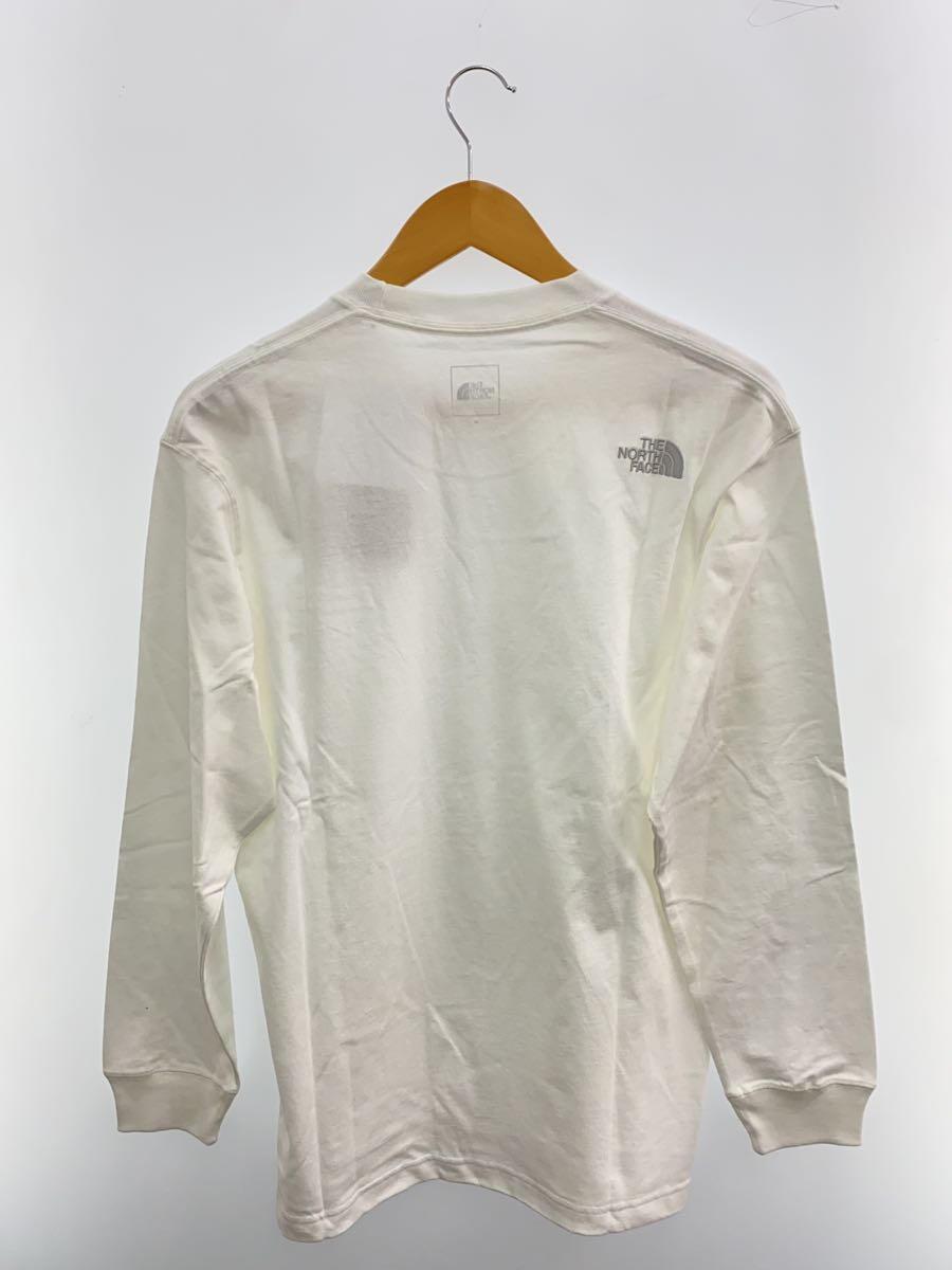 THE NORTH FACE◆L/S Never Stop ing Tee/ロンt/長袖Tシャツ/M/コットン/WHT/NT82330_画像2