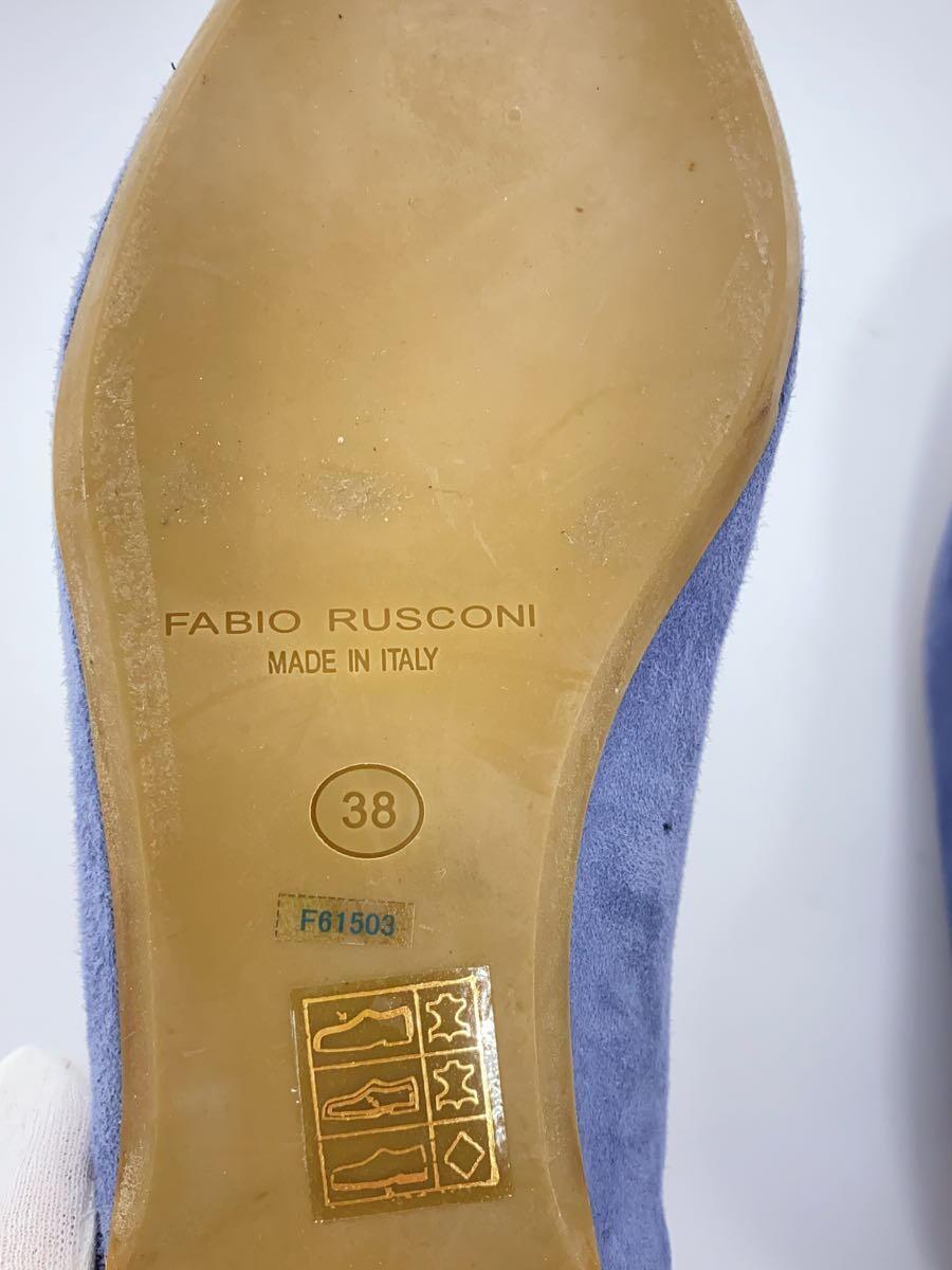 FABIO RUSCONI◆フラットパンプス/38/BLU/スウェード_画像5