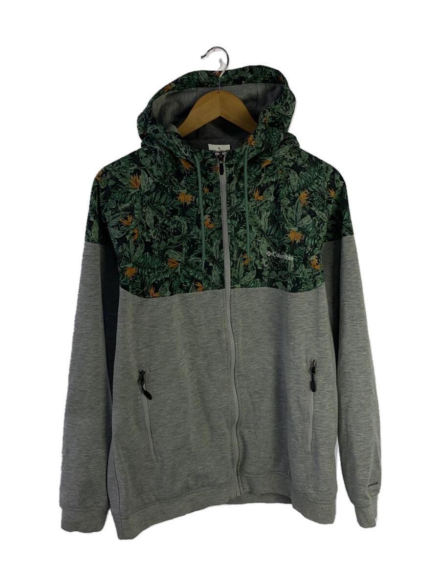 Columbia◆Wilkinson Cove Patterned Hoodie/XL/ポリエステル/GRY_画像1