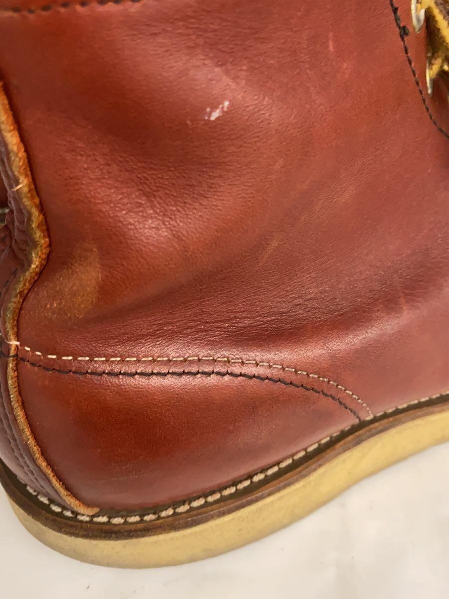 RED WING◆レースアップブーツ/US8.5/BRW/レザー_画像6