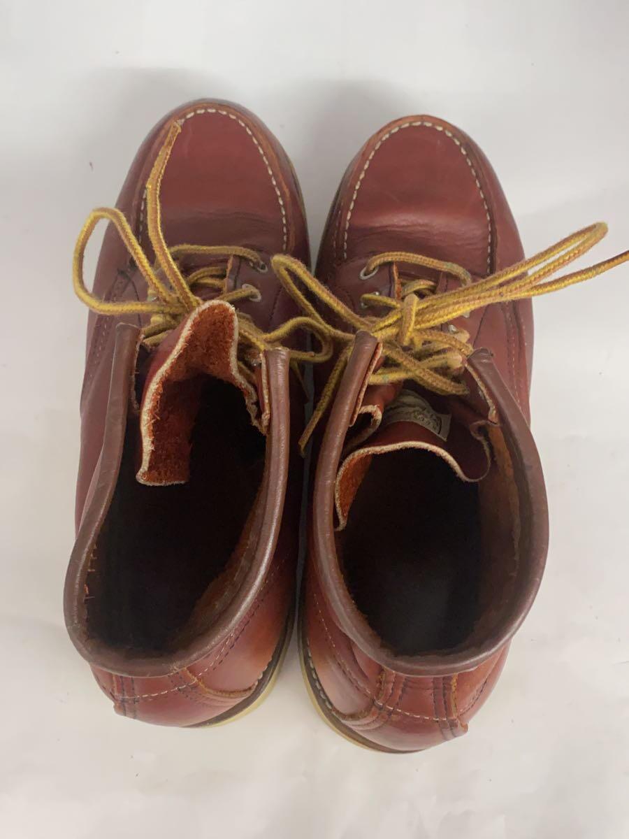 RED WING◆レースアップブーツ/US8.5/BRW/レザー_画像3