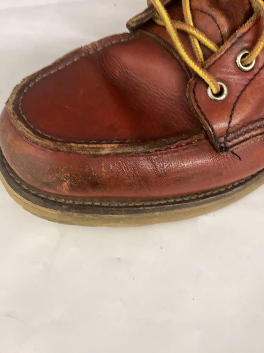 RED WING◆レースアップブーツ/US8/BRW/レザー_画像9