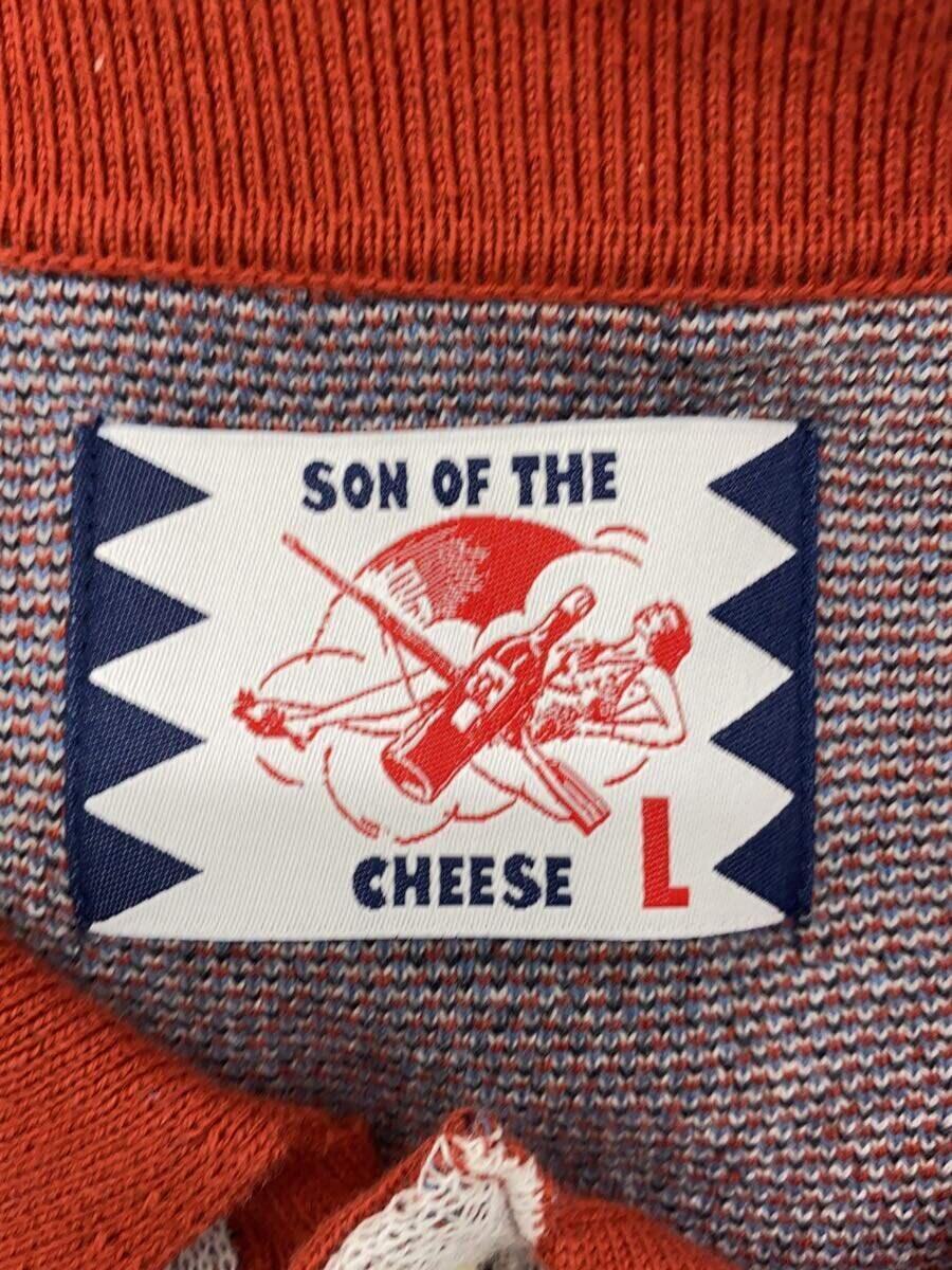 SON OF THE CHEESE◆ポロシャツ/L/コットン/ORN/SC2310-KN02_画像3