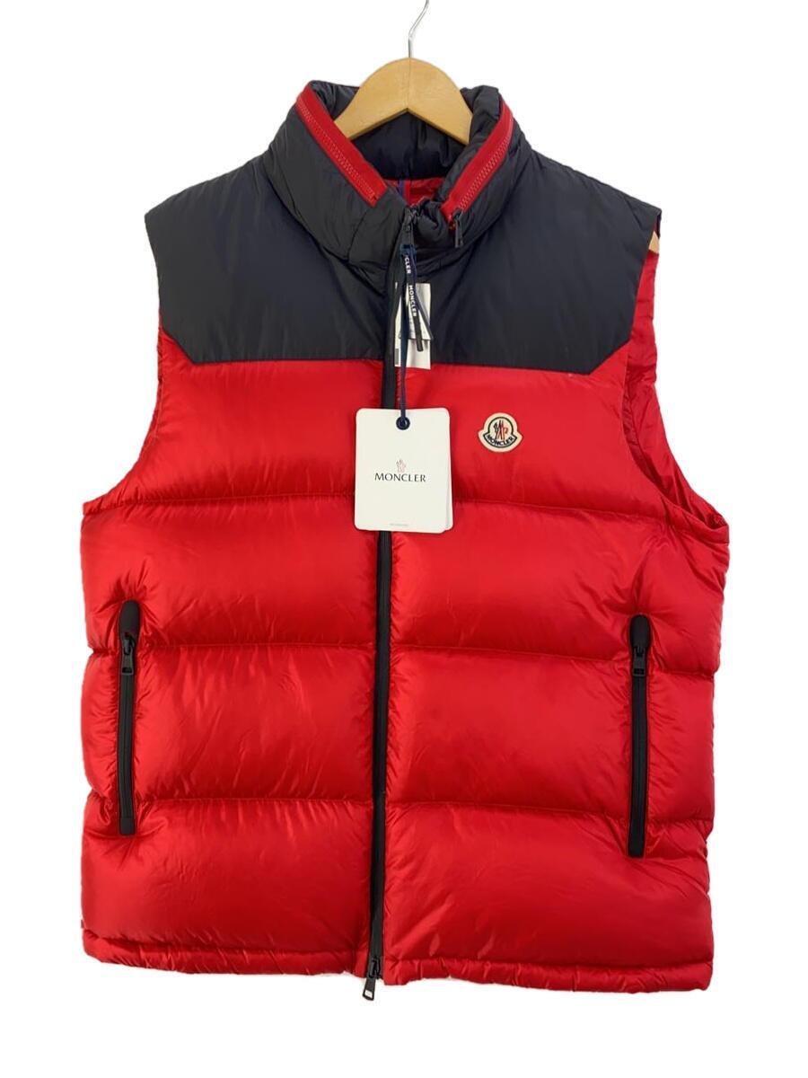MONCLER◆ダウンベスト/4/ナイロン/RED
