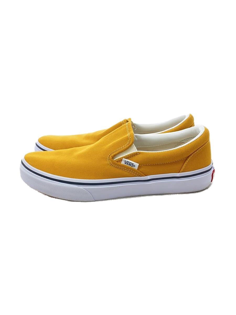 VANS◆ローカットスニーカー/26.5cm/イエロー/キャンバス/V98CLA/スリッポン_画像1