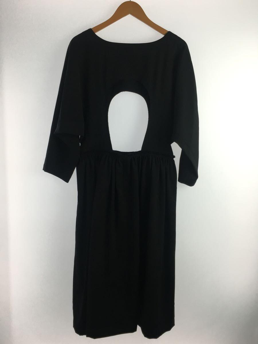 COMME des GARCONS COMME des GARCONS◆長袖ワンピース/S/ウール/BLK/RF-A003