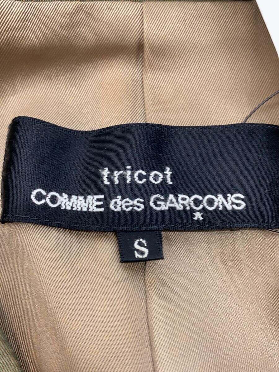 tricot COMME des GARCONS◆トレンチコート/S/コットン/BEG/TM-C004_画像3