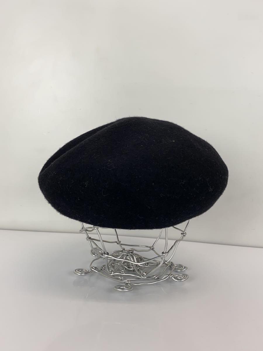 THE H.W.DOG&CO.◆WOOL BERET/ベレー帽/FREE/ウール/ブラック/メンズ/D-00022_画像3