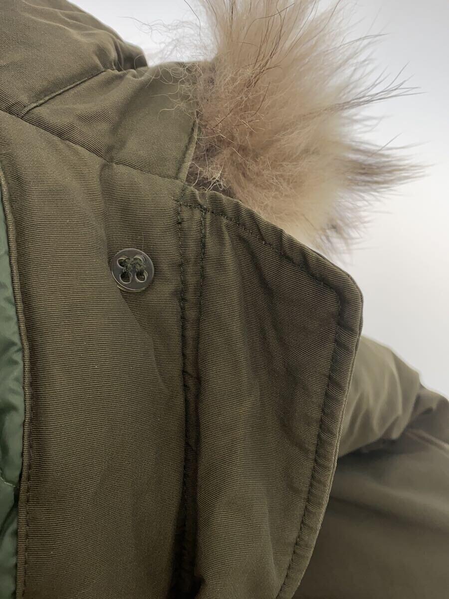 Woolrich◆ダウンジャケット/XS/コットン/KHK/無地/1502250_画像7